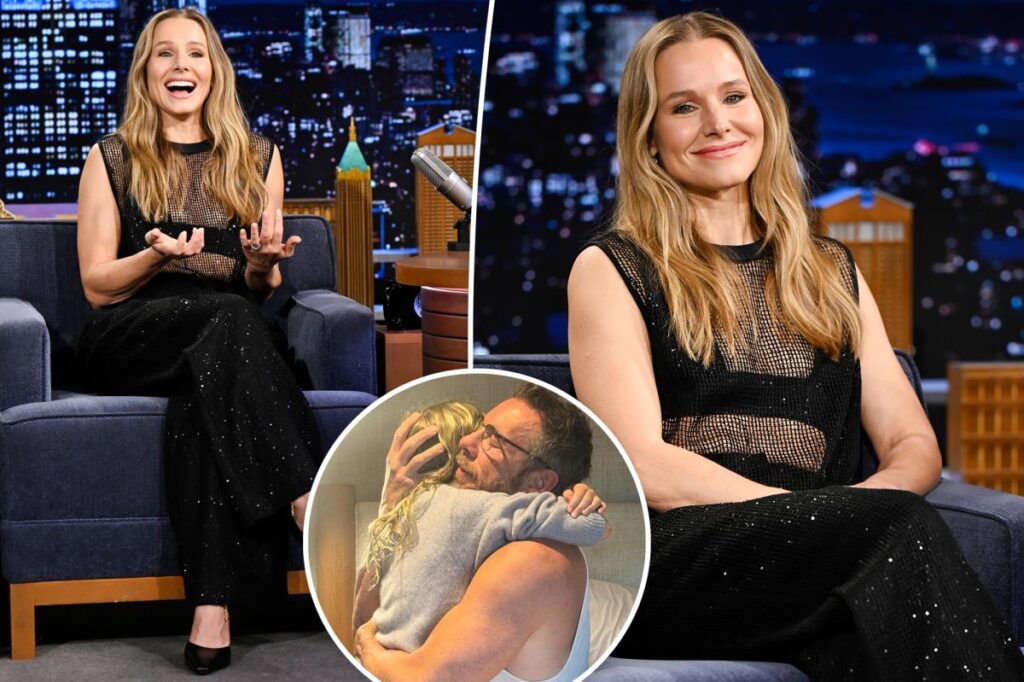 Kristen Bell ignores post-anniversary backlash in playful ‘Tonight Show’ interview