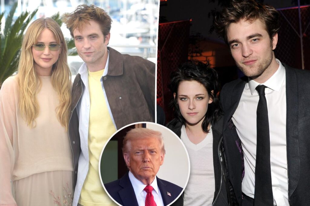 Jennifer Lawrence asks Robert Pattinson about Donald Trump’s rant over Kristen Stewart’s cheating scandal
