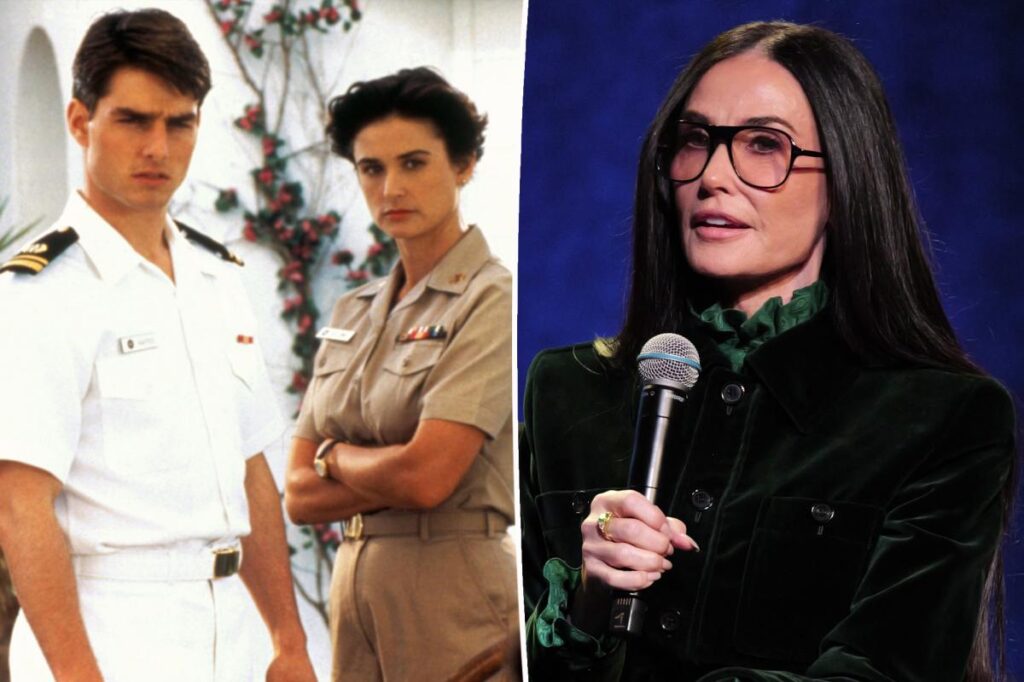 Demi Moore says she was ’embarrassed’ that Tom Cruise became pregnant while filming ‘A Few Good Men’