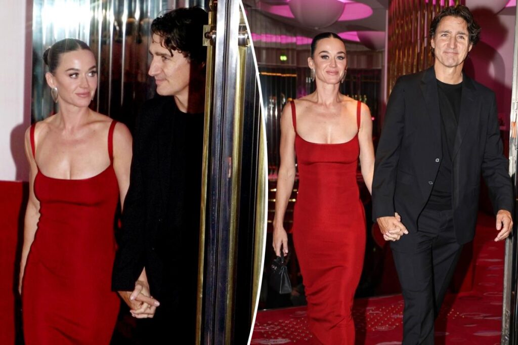 Watch Katy Perry and Justin Trudeau hold hands in public for the first time as a couple