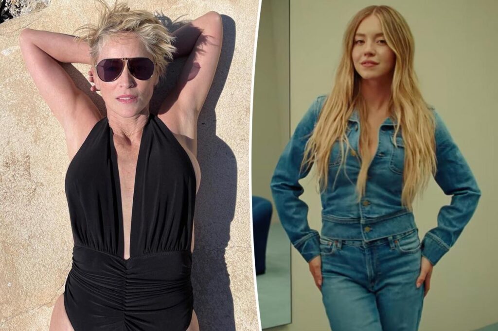 Sharon Stone defends Sidney Sweeney after American Eagle controversy