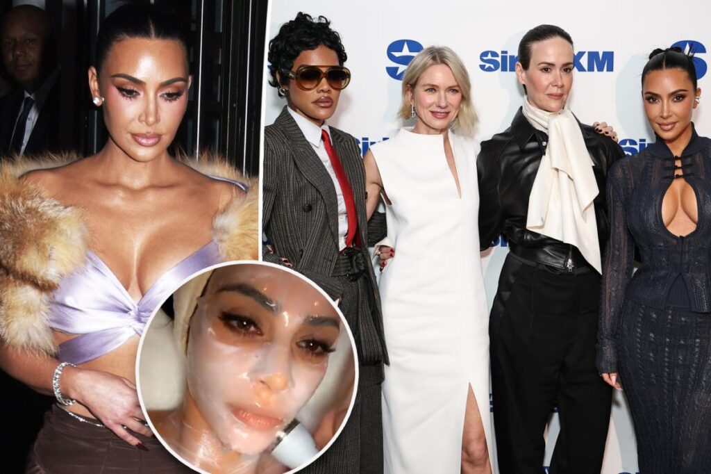 Kim Kardashian gave her ‘All’s Fair’ co-stars salmon sperm facials as an early Christmas present