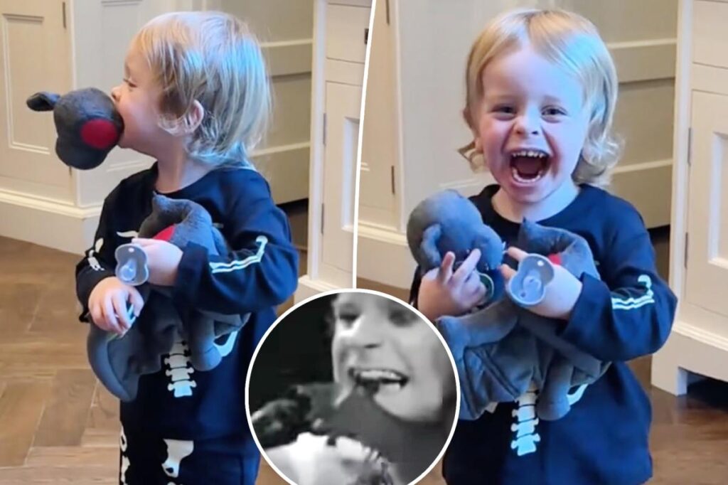 Kelly Osbourne’s toddler bites off bat’s head on Halloween in honor of Grandpa Ozzy