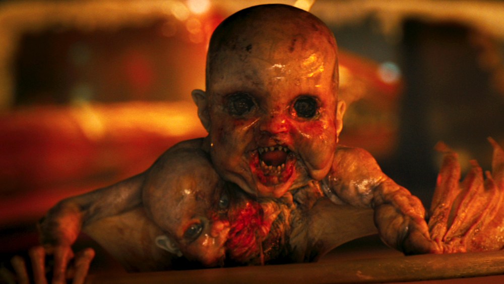 How was the opening scene of Killer Baby created?