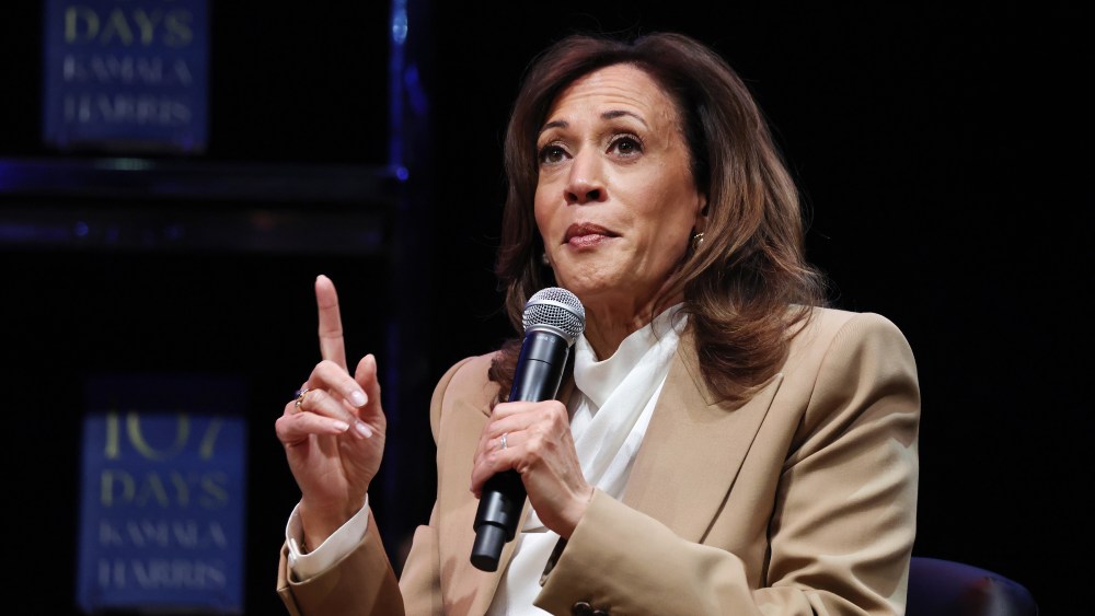 Kamala Harris says politics is ‘not over yet’