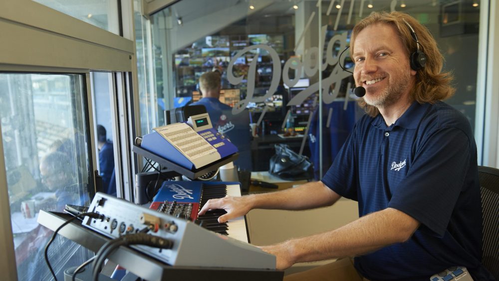 Dodgers organist Dieter Ruehle talks about his witty World Series song selections