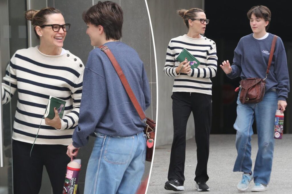 Jennifer Garner and Seraphina, 16, keep things casual for their weekend outings