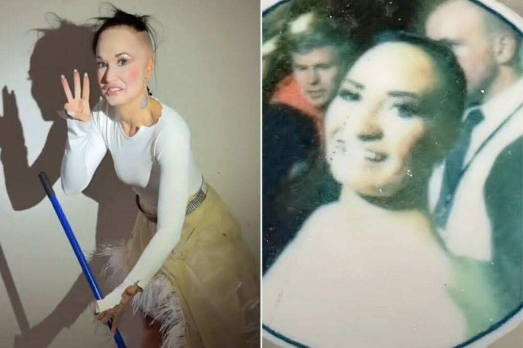 Demi Lovato dresses up as Pooto Meme for Halloween