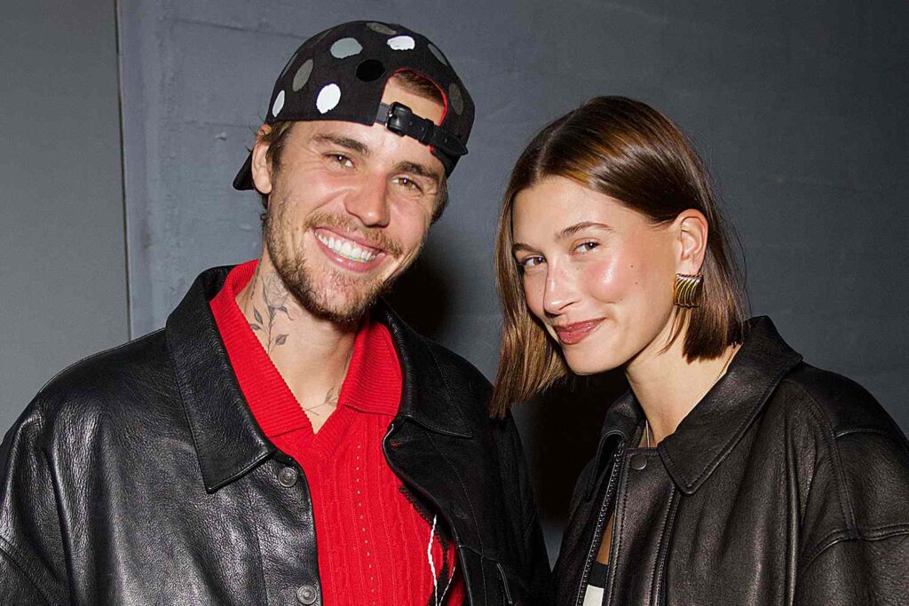 Justin and Hailey Bieber on route for Toronto Blue Jays in Game 3 of the World Series