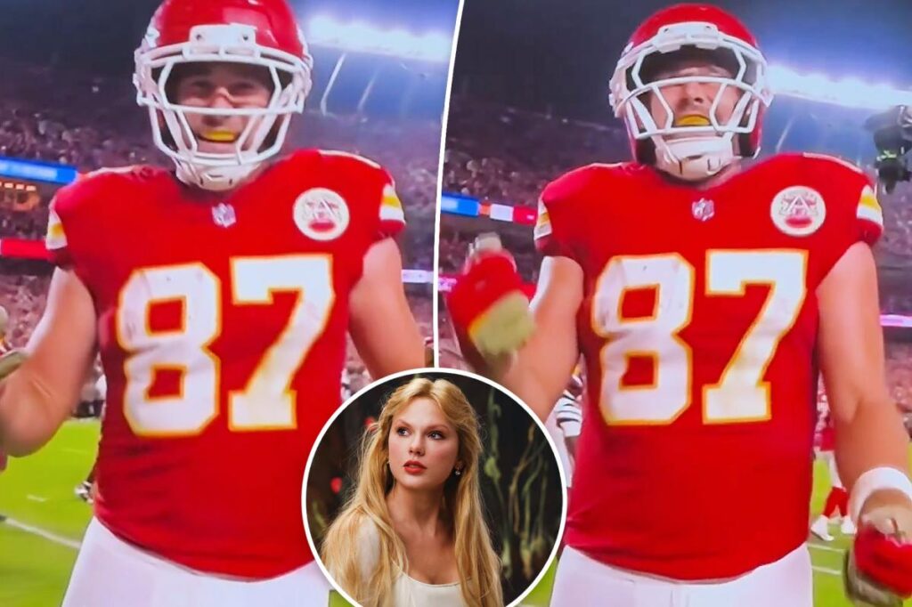Travis Kelsey performs Taylor Swift’s ‘Fate of Ophelia’ dance after historic 100th touchdown
