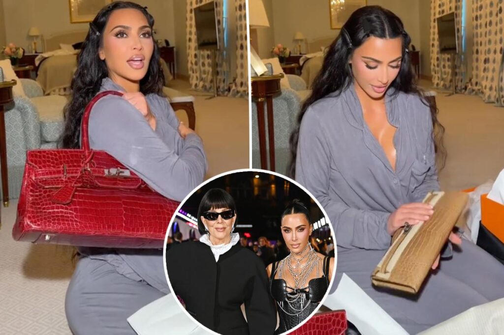Kris Jenner gifts Kim Kardashian a six-figure Hermes bag for her 45th birthday