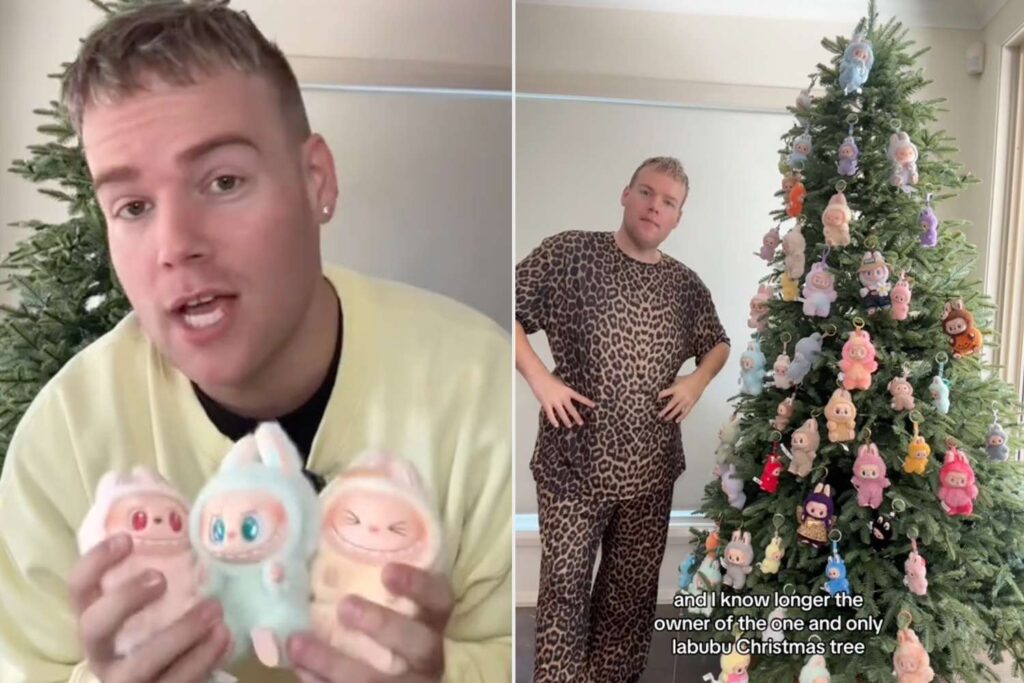 Influencer Lovebubu’s flashy Christmas tree becomes a hot topic (Exclusive)