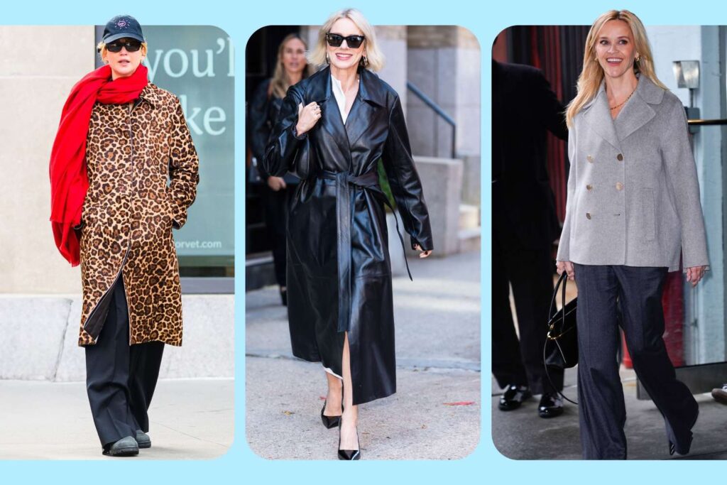 Autumn jackets and coats like those worn by celebrities