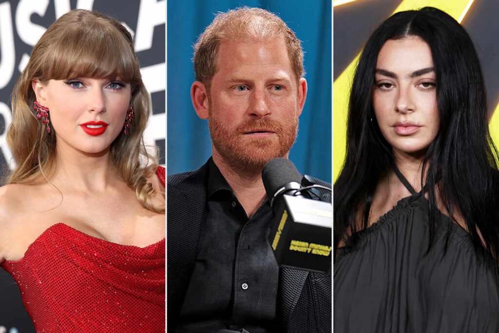 Prince Harry asks about ‘beef’ between Taylor Swift and Charlie XCX