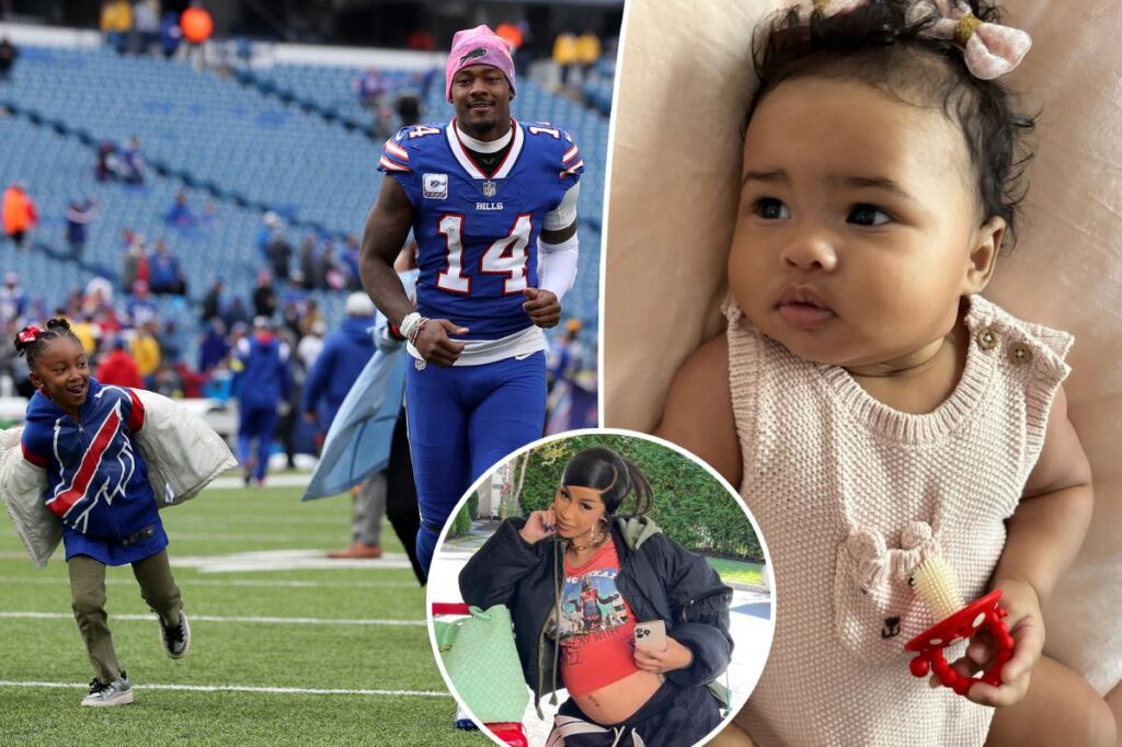 Introducing Stefon Diggs’ two kids and baby on the way with girlfriend Cardi B