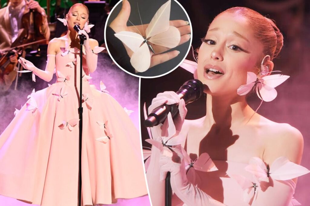 Ariana Grande dazzles in butterfly dress for ‘Wicked: One Wonderful Night’