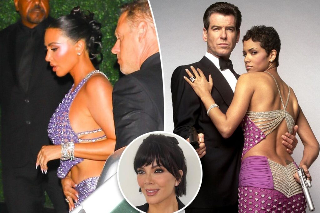 Kim Kardashian introduces ‘Die Another Day’ era Halle Berry at Kris Jenner’s birthday party