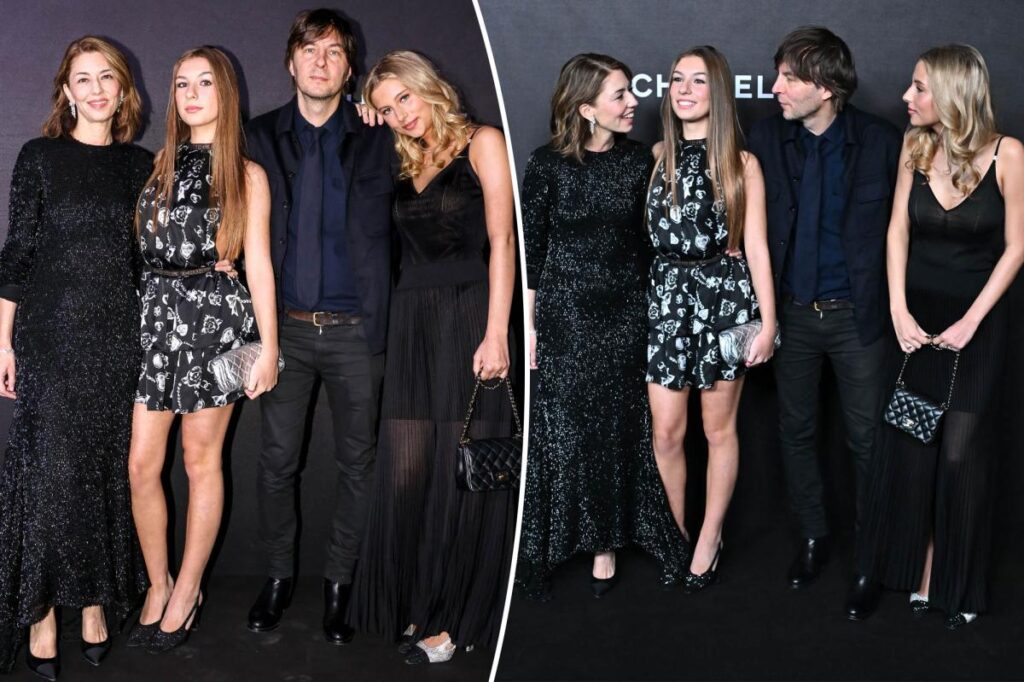 Sofia Coppola coordinates Chanel with daughters Romy Mars and Cosima Mars at MoMA Film Benefit