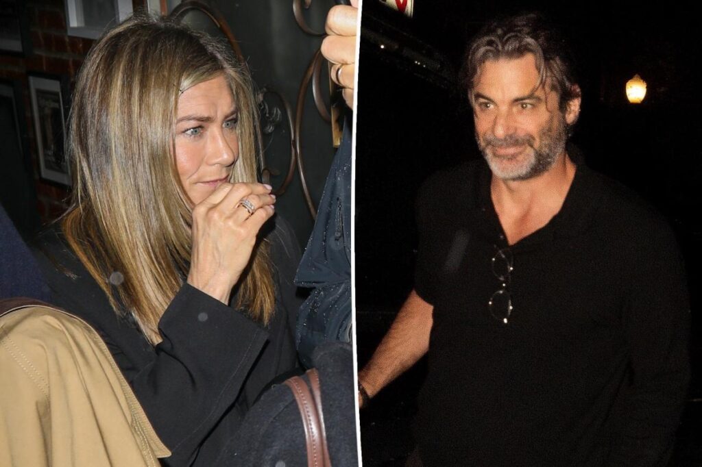 Jennifer Aniston and boyfriend Jim Curtis go on a double date with friends in LA