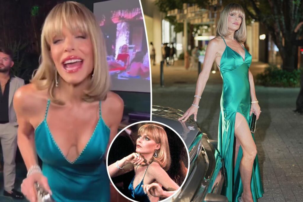 Bethenny Frankel introduces Scarface star Michelle Pfeiffer at birthday party