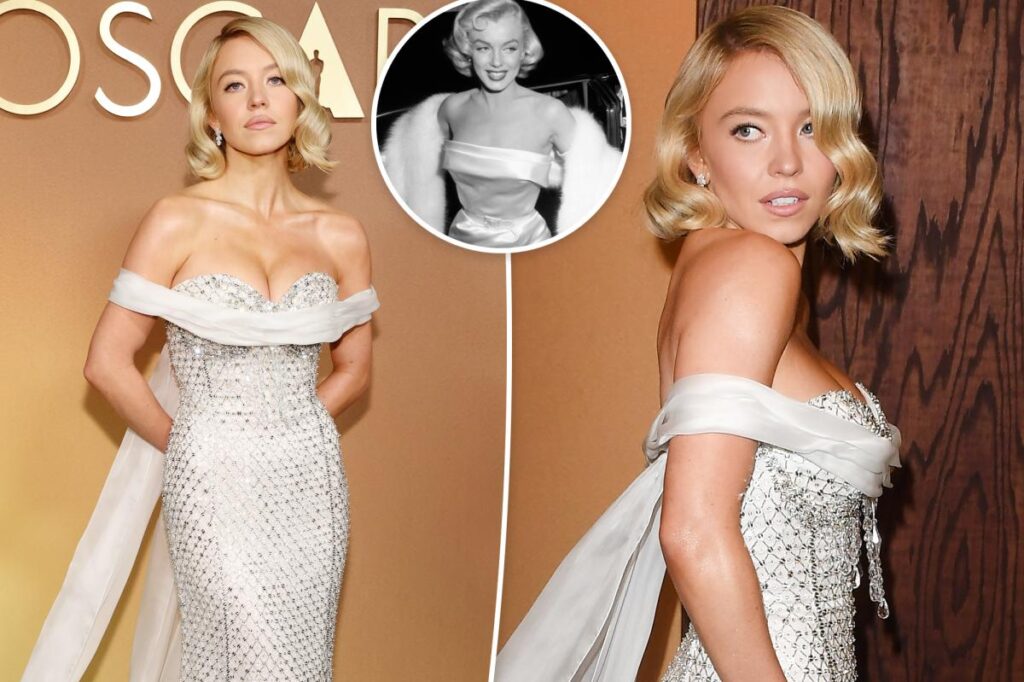 Sidney Sweeney has Marilyn Monroe-like moment at 2025 Governors Awards