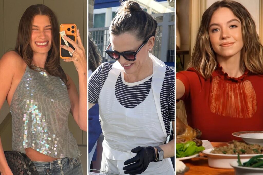 How Hailey Bieber, Jennifer Garner, Sydney Sweeney and more are celebrating Thanksgiving in 2025