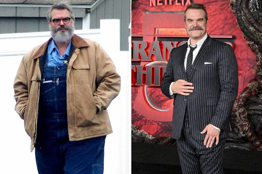 See an unrecognizable David Harbor on the ‘Evil Genius’ set