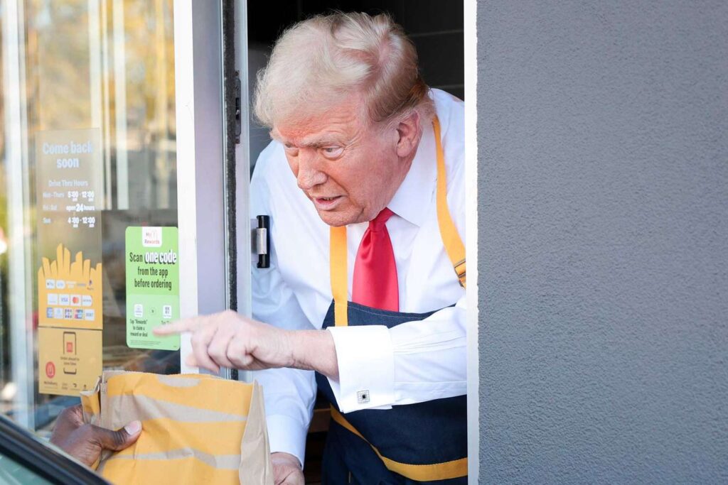 I was convinced I could win the 2024 election if I served French fries at McDonald’s.
