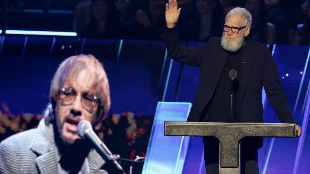 David Letterman criticizes Warren Zevon for inviting him to Rock and Roll Hall of Fame