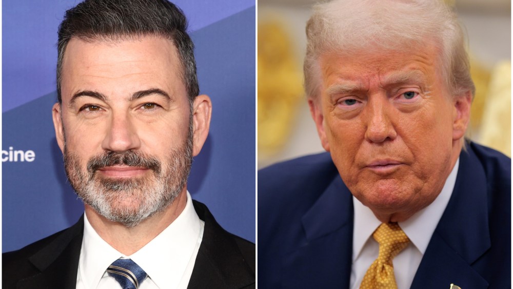 Jimmy Kimmel is shocked that President Trump yelled at a reporter: ‘Shut up, pig.’