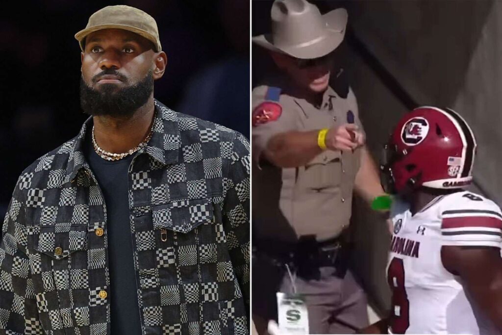 LeBron James calls for state trooper to be suspended after confrontation at football game