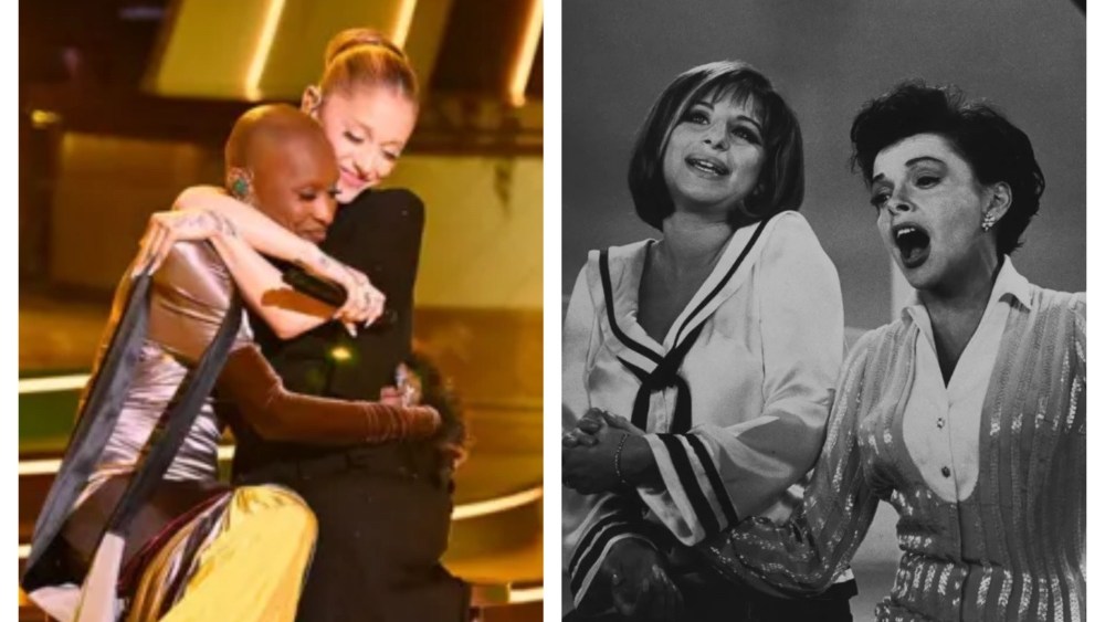 Ariana Grande salutes Barbra and Judy with Cynthia Erivo’s “Get Happy” medley