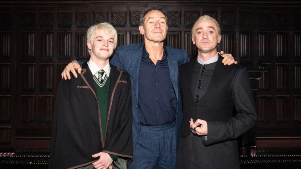 Jason Isaacs, Tom Felton appear in Harry Potter on Broadway