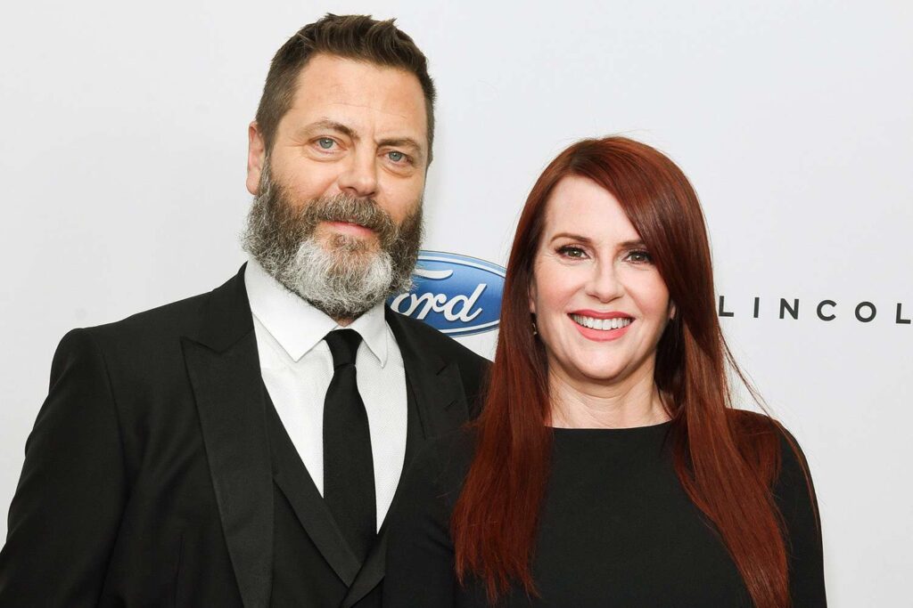 Nick Offerman details his holiday rules with wife Megan Mullally (Exclusive)