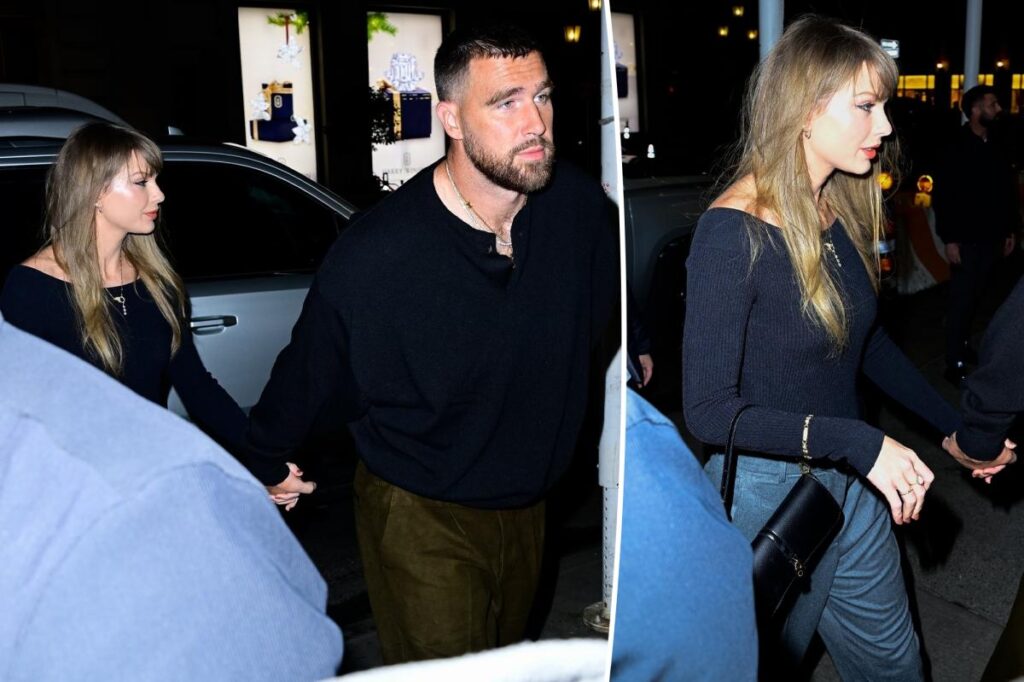 Taylor Swift and Travis Kelce hold hands on date night in New York