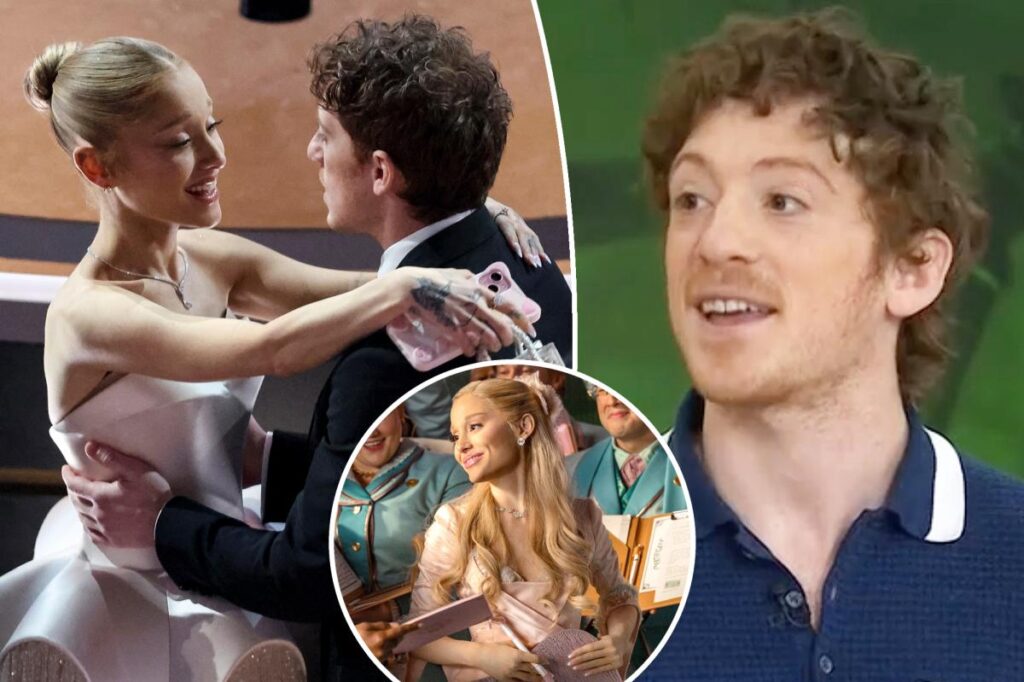 Ethan Slater avoids questions about relationship with Ariana Grande, sparking breakup rumors