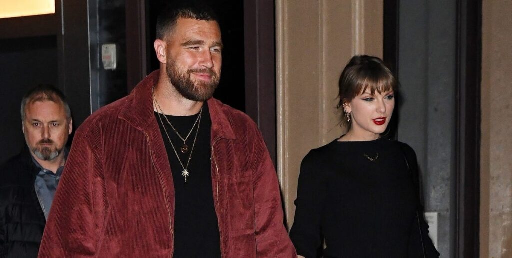 Taylor Swift and Travis Kelsey coordinate fall date looks in New York