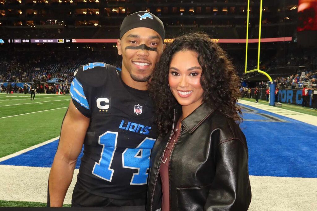 Brooklyn Adams opens up about 10-year romance with Detroit Lions’ Amon-Ra St. Brown
