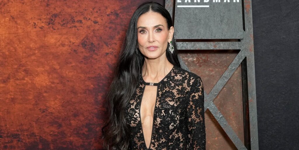 Demi Moore celebrates birthday in sheer dress at ‘Landman’ premiere