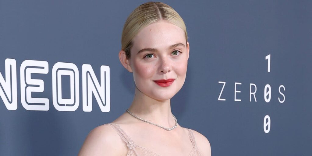 Elle Fanning wears sheer nude dress at ‘Sentimental Value’ premiere
