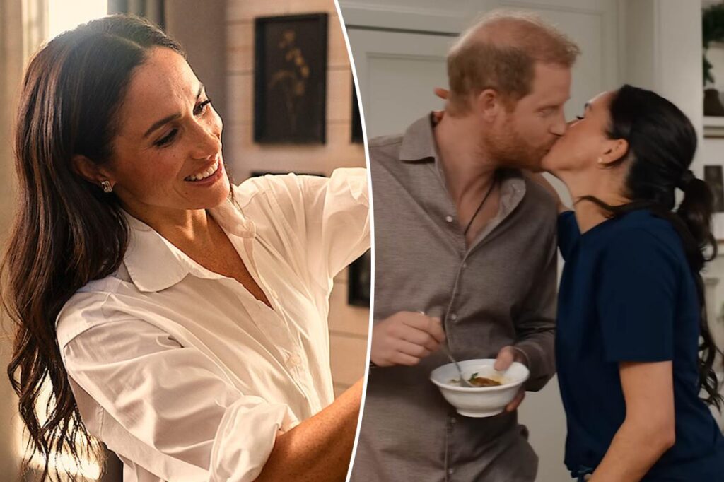 Meghan Markle and Prince Harry kiss in teaser for holiday special ‘With Love’