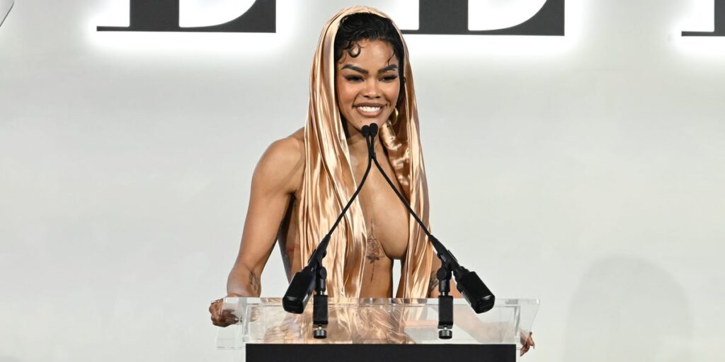 Watch Teyana Taylor speak at 2025 ELLE Women in Hollywood
