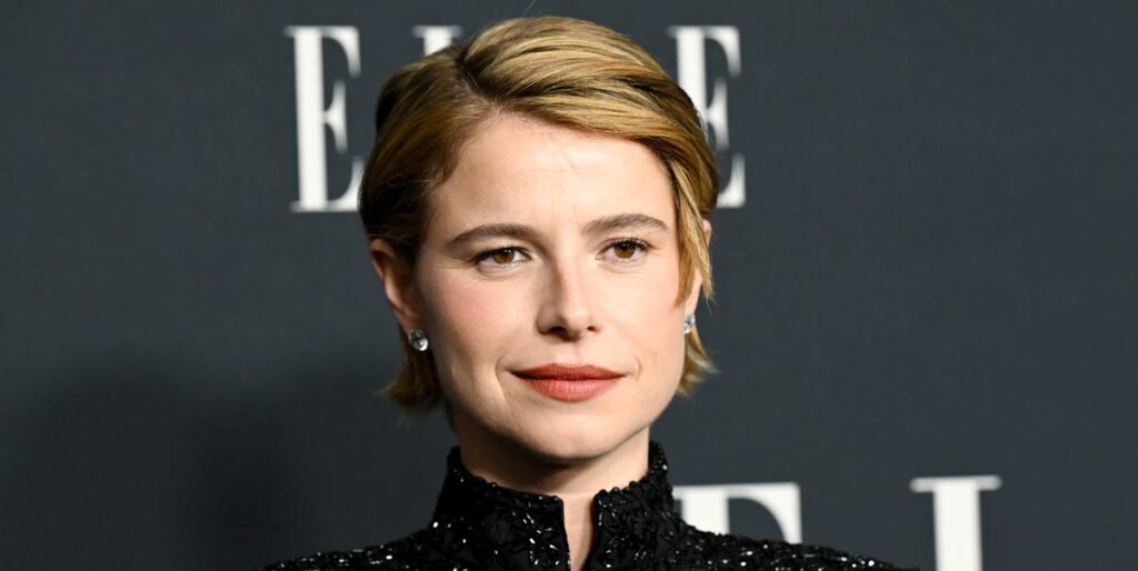 Jessie Buckley wears embroidered Ralph Lauren dress at ELLE’s 2025 Women in Hollywood event