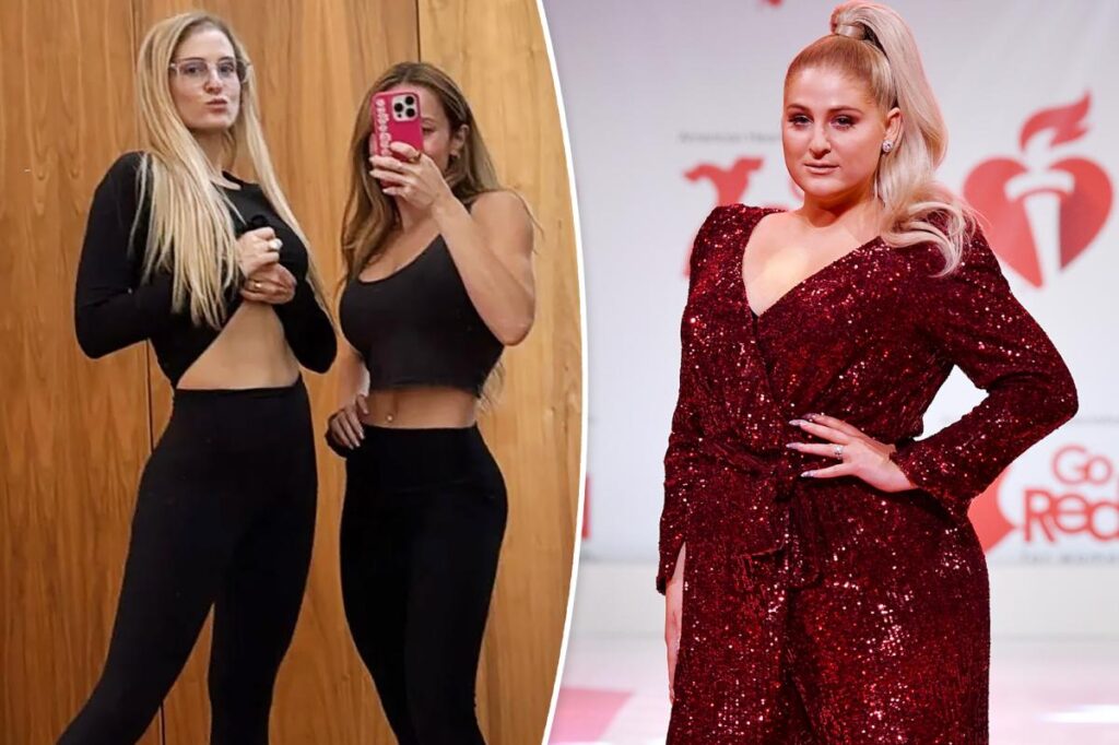 Meghan Trainor shows off her amazing abs in gym selfie after losing weight with Munjaro