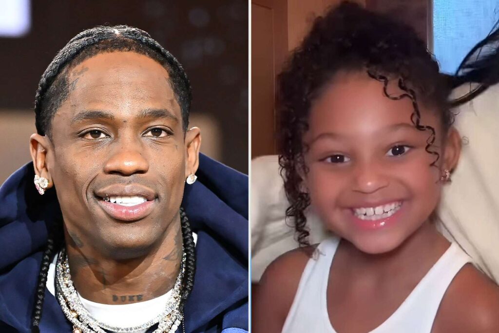 Travis Scott takes 7-year-old daughter Stormi on stage during Tokyo concert