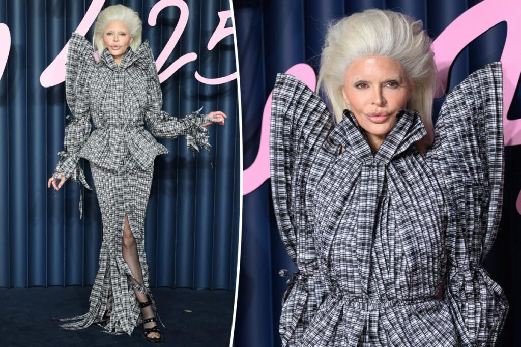 Lisa Rinna’s dramatic beauty transformation at the 2025 British Fashion Awards also included unrecognizable bleached hair