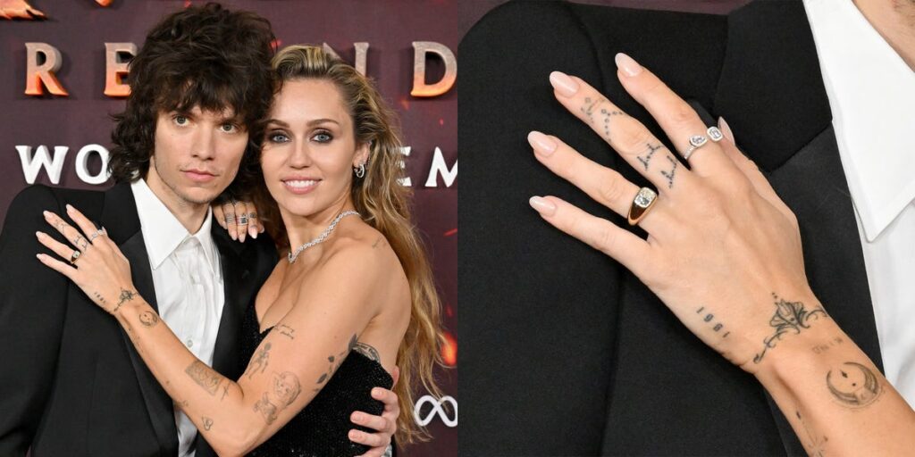 All about Miley Cyrus’ cushion-cut diamond engagement ring