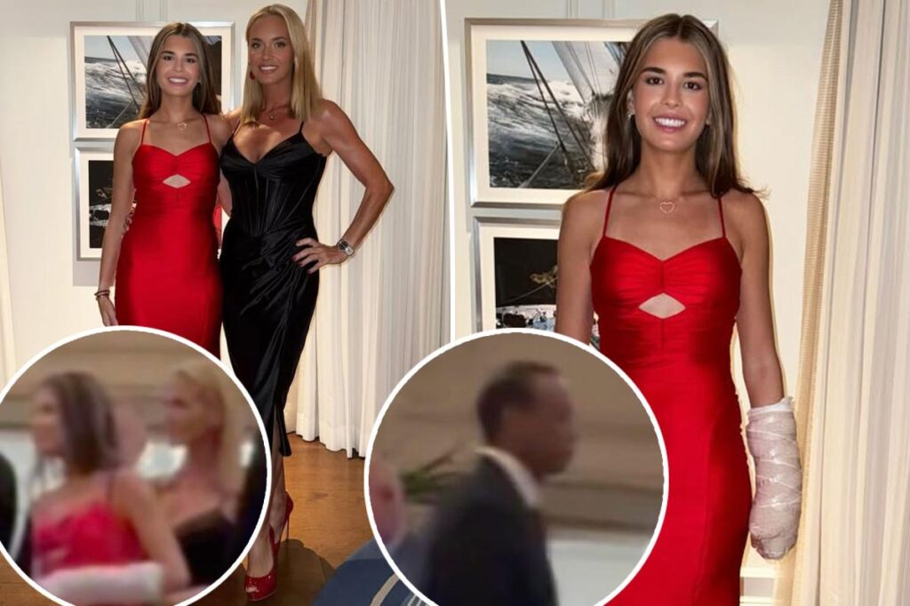 Vanessa and Kai Trump attend Tiger Woods’ 50th birthday party