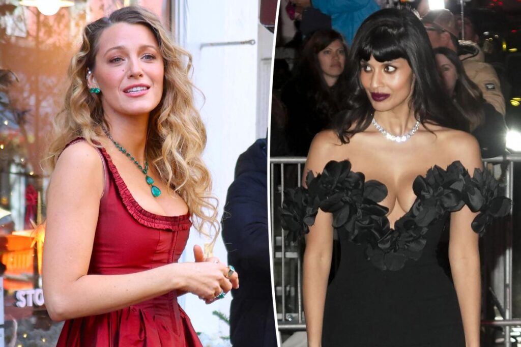 Blake Lively is branded a ‘suicide bomber’ and ‘villain’ by Jameela Jamil after her fight with Justin Baldoni