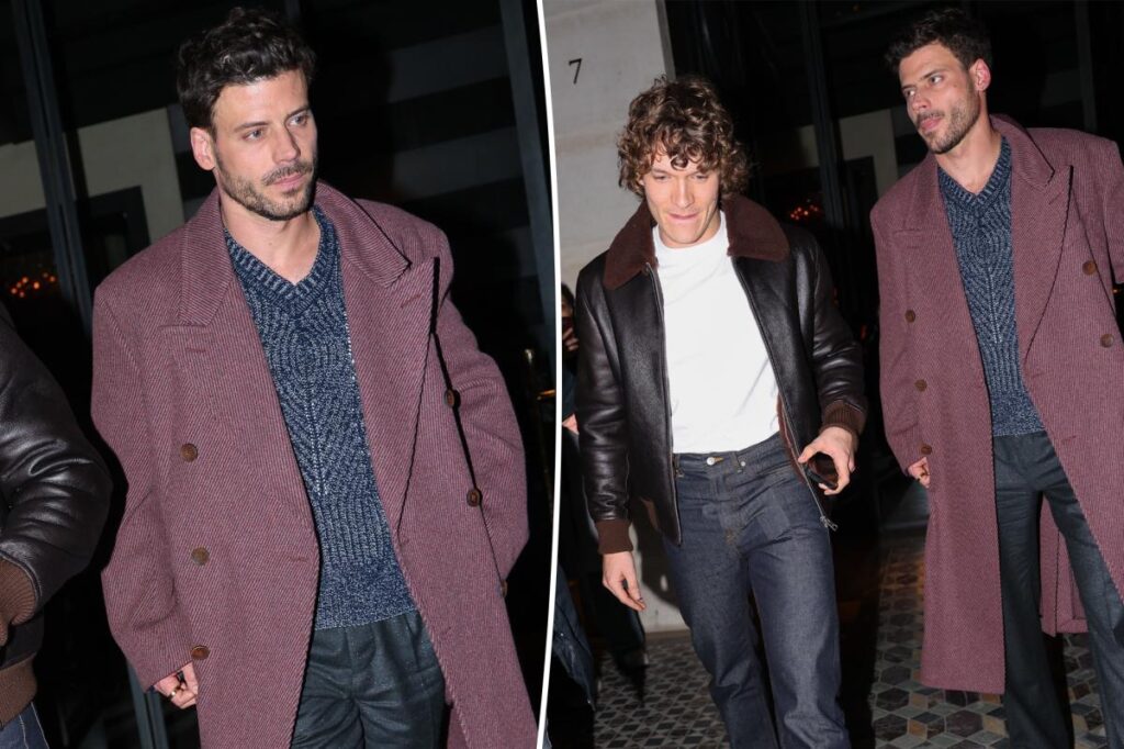 Francois Arnault hangs out with Rivals co-star Conor Storey after harshly dismissing love questions